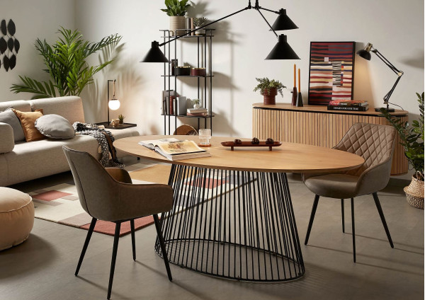 Стул La Forma AMINY CC0253UE85 Серо-коричневый-5