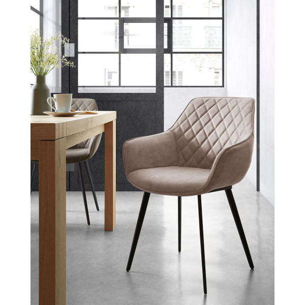 Стул La Forma AMINY CC0253UE85 Серо-коричневый-1