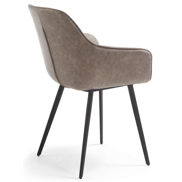 Стул La Forma AMINY CC0253UE85 Серо-коричневый-7