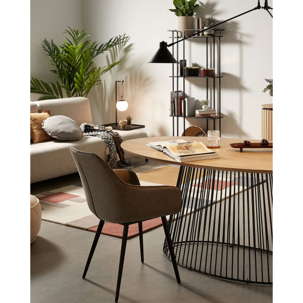 Стул La Forma AMINY CC0253UE85 Серо-коричневый-2