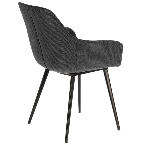 Стул La Forma AMINY CC0253VD15 Темно-серый ткань-3