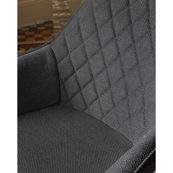 Стул La Forma AMINY CC0253VD15 Темно-серый ткань-4