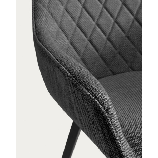 Стул La Forma AMINY CC0253VD15 Темно-серый ткань-5