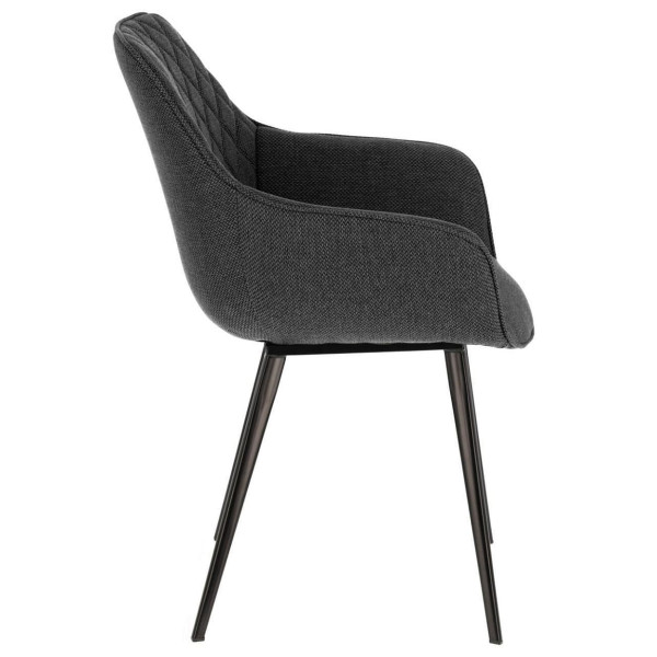 Стул La Forma AMINY CC0253VD15 Темно-серый ткань-2