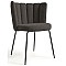 Стул La Forma Aniela CC2025J01 Черный букле-0-thumb
