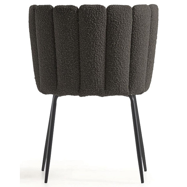 Стілець La Forma Aniela CC2025J01 Чорний букле-5