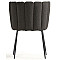 Стул La Forma Aniela CC2025J01 Черный букле-5-thumb