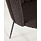 Стул La Forma Aniela CC2025J01 Черный букле-8-thumb