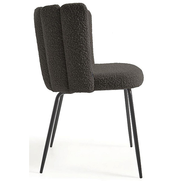 Стілець La Forma Aniela CC2025J01 Чорний букле-3