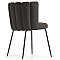 Стул La Forma Aniela CC2025J01 Черный букле-4-thumb