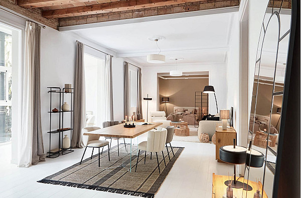 Стул La Forma Aniela CC2025J33 Белый букле-8