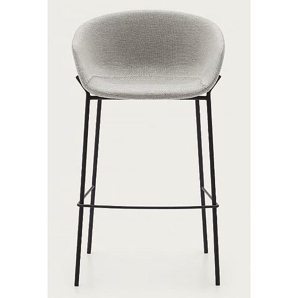 Барный стул La Forma YVETTE CC1081VD14 Серый ткань-1