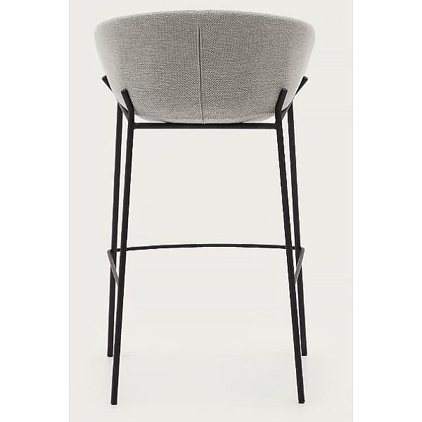 Барный стул La Forma YVETTE CC1081VD14 Серый ткань-4