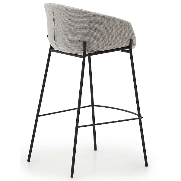 Барный стул La Forma YVETTE CC1081VD14 Серый ткань-3