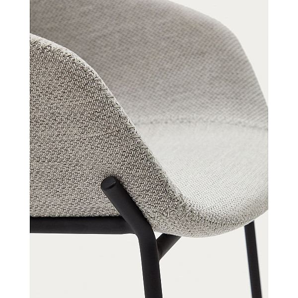 Барный стул La Forma YVETTE CC1081VD14 Серый ткань-5