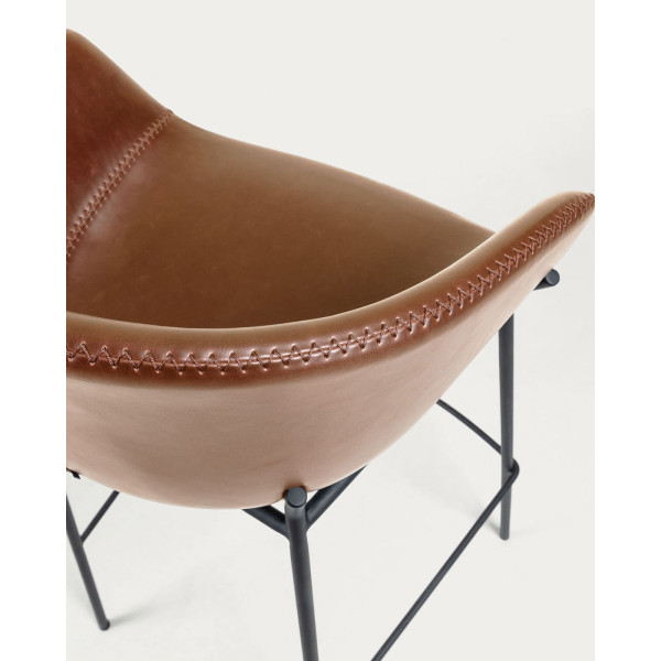 Барный стул La Forma ZADINE CC1081U10 Коричневый экокожа-6