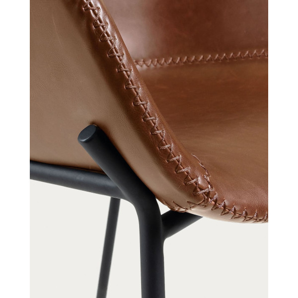 Барный стул La Forma ZADINE CC1081U10 Коричневый экокожа-1