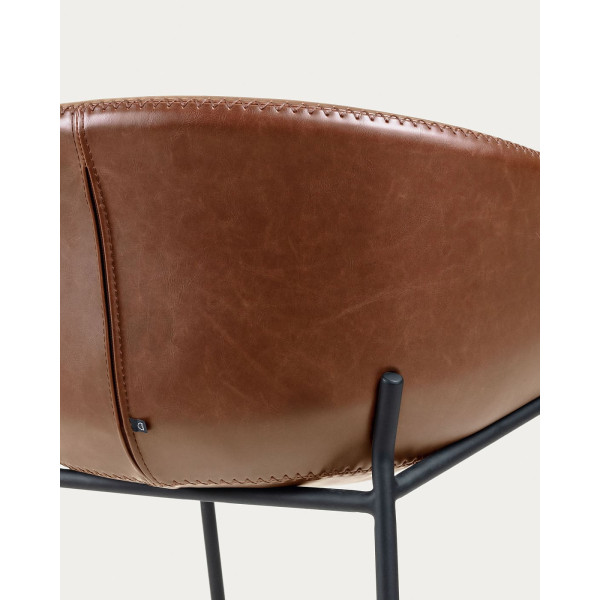 Барный стул La Forma ZADINE CC1081U10 Коричневый экокожа-5