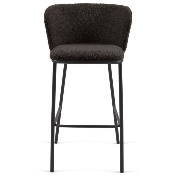 Барный стул La Forma CISELIA CC3001J01 Черный букле-2