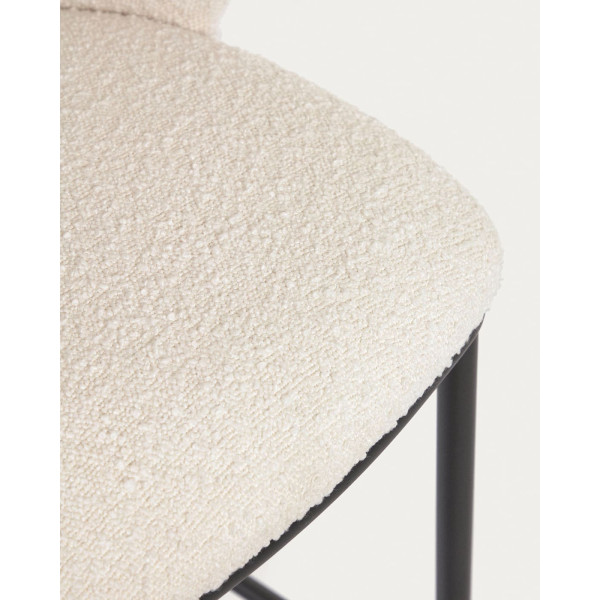 Барний стілець La Forma CISELIA CC3001J33 Білий букле-11