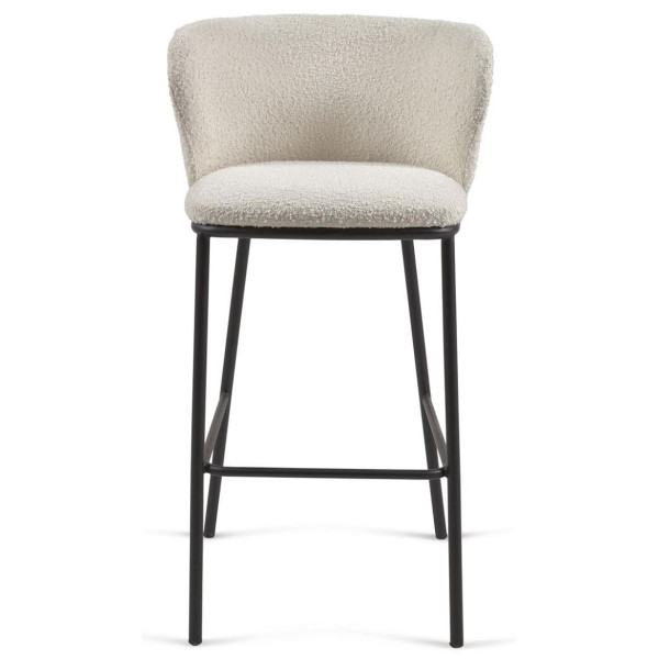 Барний стілець La Forma CISELIA CC3001J33 Білий букле-6