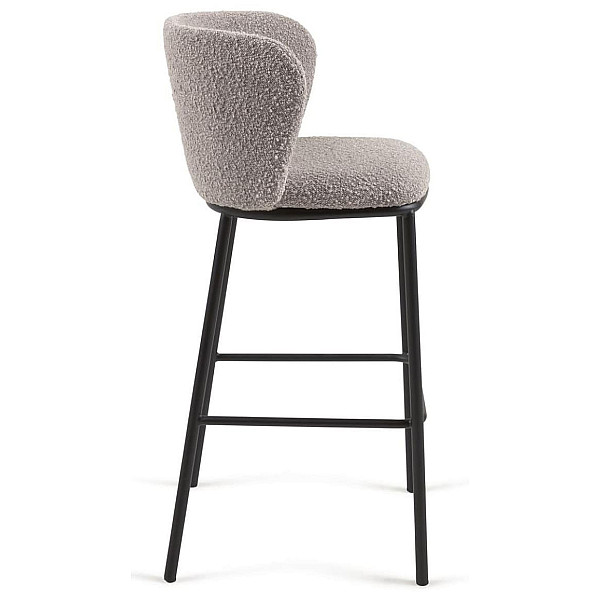 Барний стілець La Forma CISELIA CC3001J14 Сірий букле-7