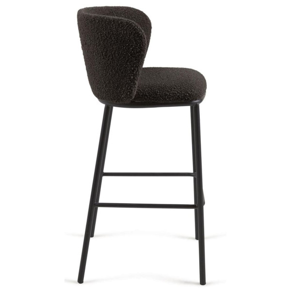 Барный стул La Forma CISELIA CC3001J01 Черный букле-3