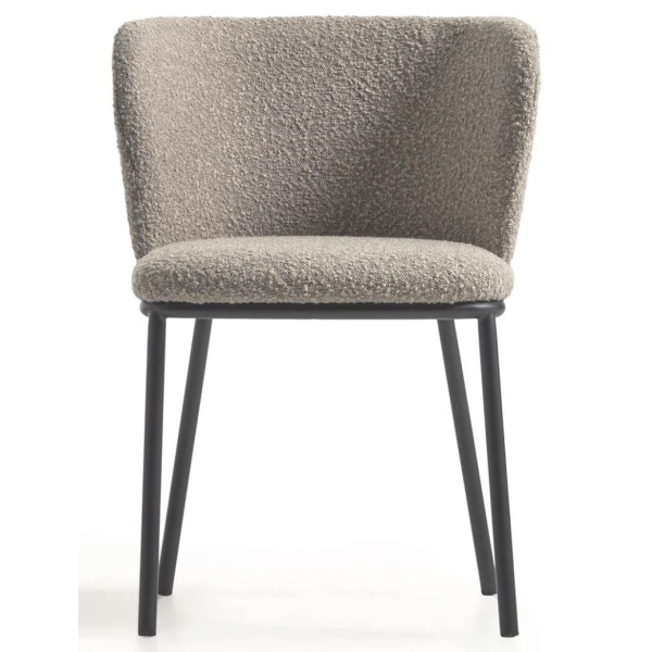 Стілець La Forma Ciselia CC3000J14 Світло-сірий букле-8