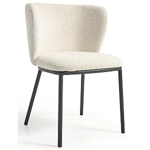 Стул La Forma Ciselia CC3000J33 Белый букле