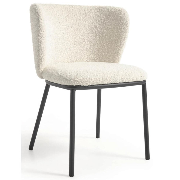 Стул La Forma Ciselia CC3000J33 Белый букле-0