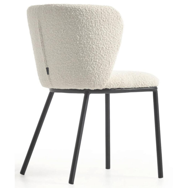 Стул La Forma Ciselia CC3000J33 Белый букле-8