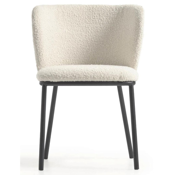 Стул La Forma Ciselia CC3000J33 Белый букле-6