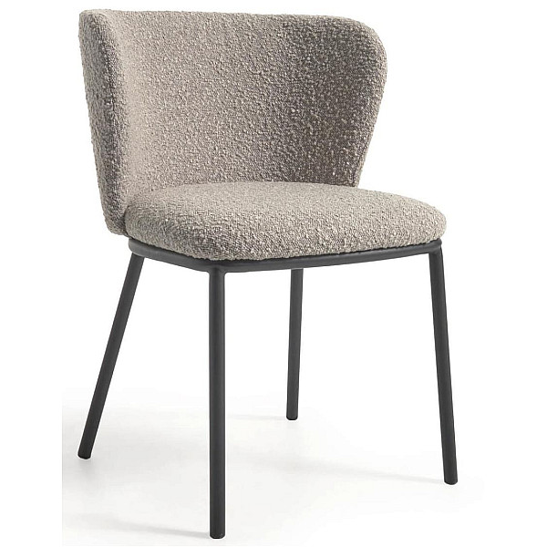 Стілець La Forma Ciselia CC3000J14 Світло-сірий букле-0