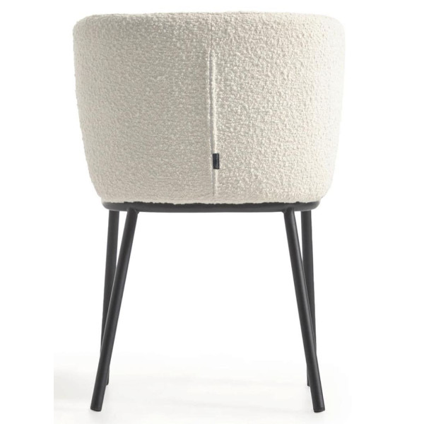 Стул La Forma Ciselia CC3000J33 Белый букле-9