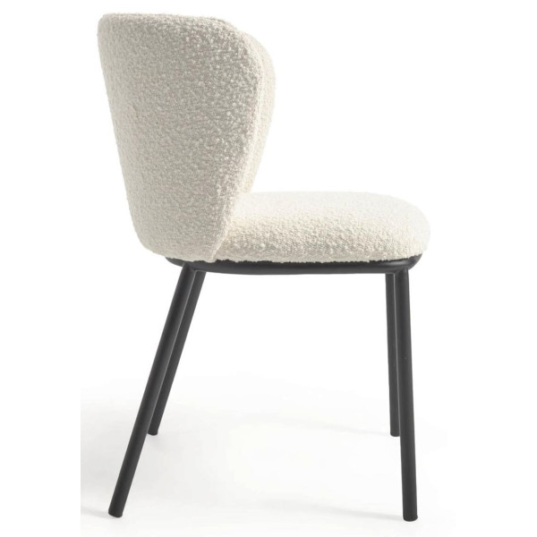 Стул La Forma Ciselia CC3000J33 Белый букле-7