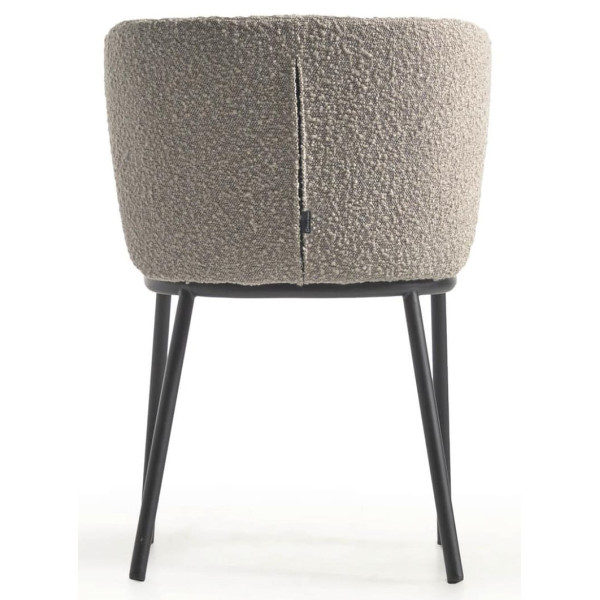 Стілець La Forma Ciselia CC3000J14 Світло-сірий букле-11