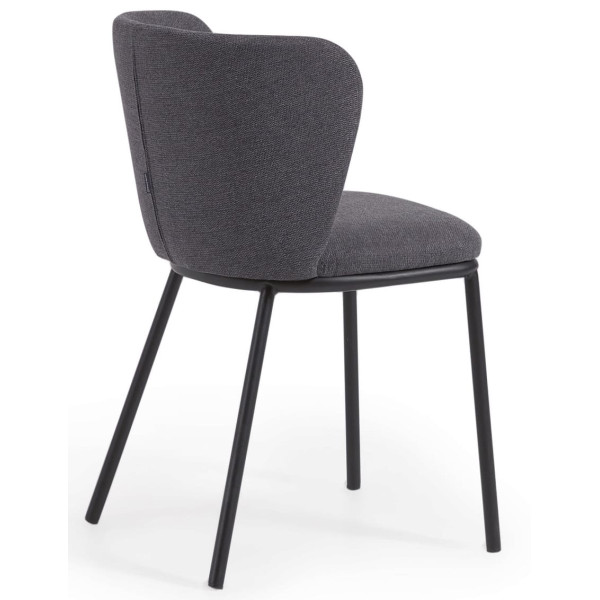 Стул La Forma CISELIA CC3000KY15 Темно-серый ткань синель-10