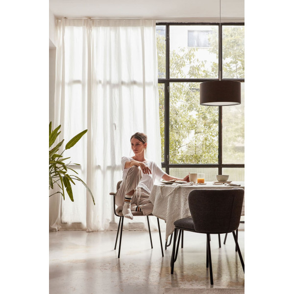 Стул La Forma CISELIA CC3000KY15 Темно-серый ткань синель-5