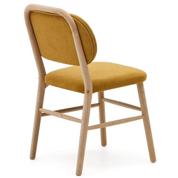 Стілець La Forma HELDA Гірчичний C0100010MY81 тканина синель-6