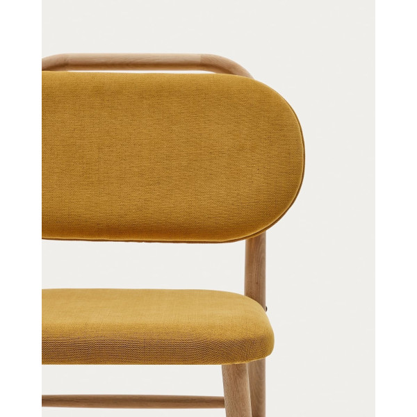 Стілець La Forma HELDA Гірчичний C0100010MY81 тканина синель-7
