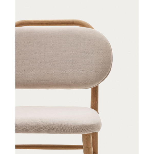 Стілець La Forma HELDA Бежевий C0100010MY12 тканина синель-7