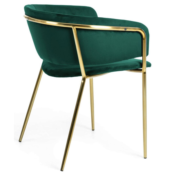 Крісло La Forma KONNIE Зелений велюр-8