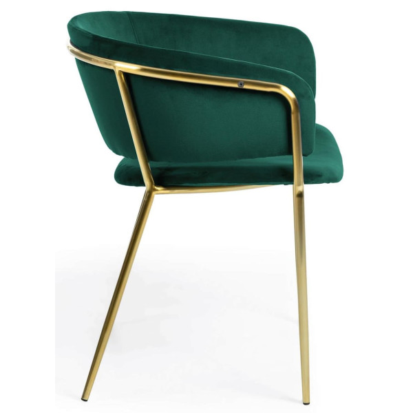 Крісло La Forma KONNIE Зелений велюр-1