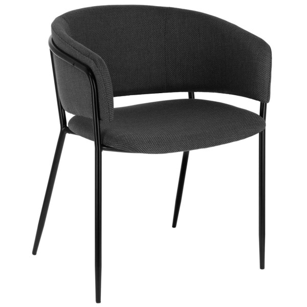 Стілець La Forma KONNIE CC0297VD15 Графіт-0