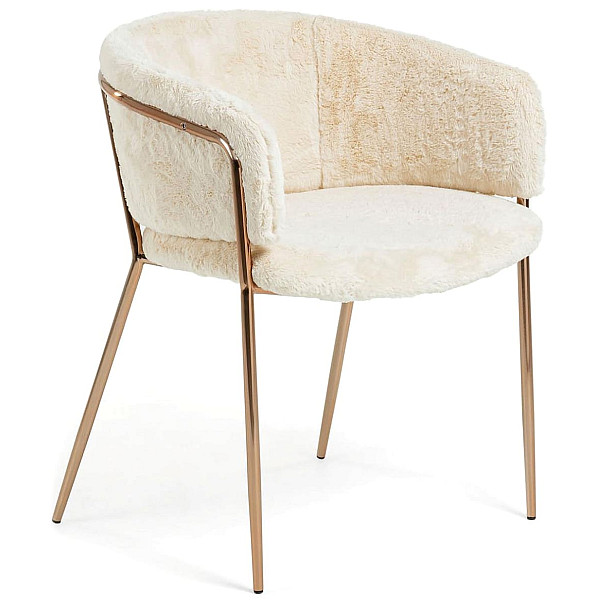 Крісло La Forma KONNIE Білий екомех-0