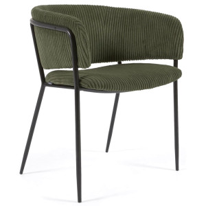 Кресло La Forma KONNIE Зеленый вельвет CC0297LN19