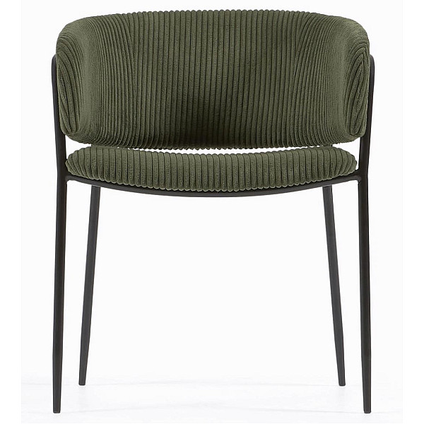 Крісло La Forma KONNIE Зелений вельвет CC0297LN19-3