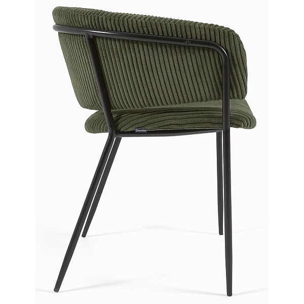 Крісло La Forma KONNIE Зелений вельвет CC0297LN19-4