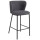 Полубарный стул La Forma CISELIA CC3001KY15H Темно-серый ткань синель