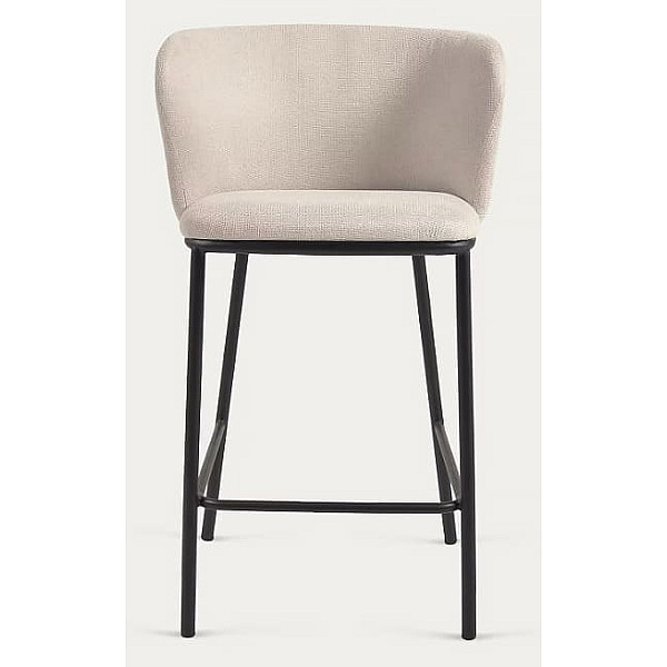 Напівбарний стілець La Forma CISELIA CC3001KY12H Бежевий тканина синель-1